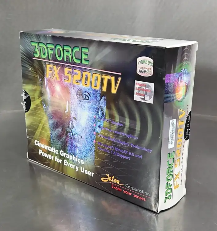 Used Jaton 3DFORCE FX-5200 TV 82208D/V5 Graphics/Video Cards South Carolina US | Palmetto Automation #1158580