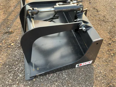 New JCT 84” Grapple Bucket Skid Steer Attachment, Universal Quick Attach, two hydraulic grapple arms...