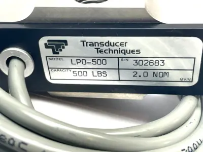 LP0-500 | Transducer Technique  Ultra-Low Profile Load Cell - New – Open box