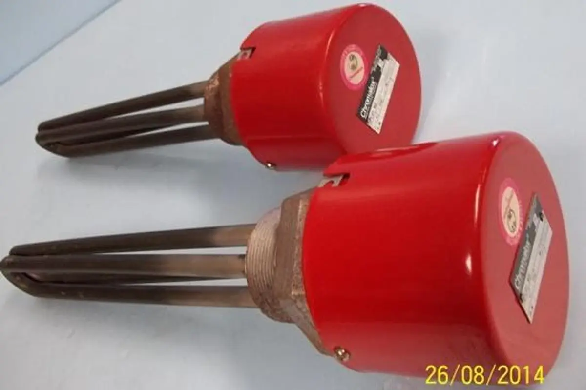 QTY. 2. CHROMALOX HEAT CORE ELEMENTS CAT. NO.: MTI...