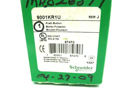 NEW SCHNEIDER ELECTRIC 9001KR1U PUSH BUTTON SWITCH