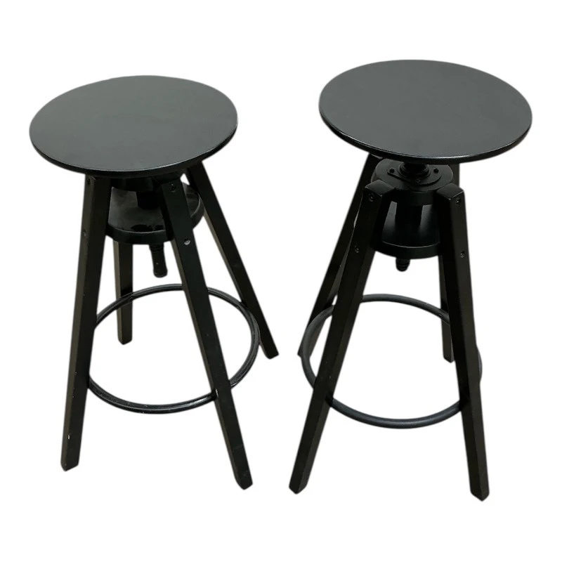 2 Black Stools