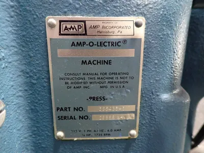 Used AMP 5654355 Kick Presses Ohio US | HGR 24 #1150516
