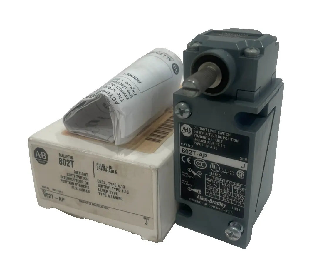 ALLEN BRADLEY 802T-AP LIMIT SWITCH SER. J 802TAP NEW, SURPLUS