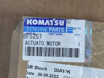NEW KOMATSU BF5257