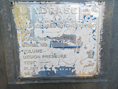 USED 2008 HYDRASEP HS-1500-BD