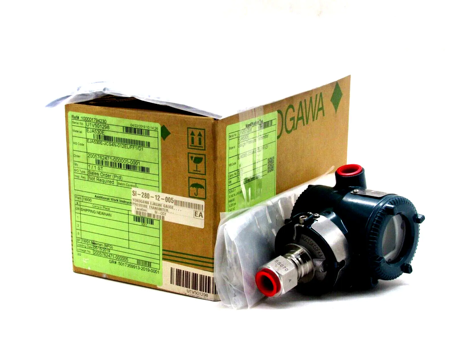 NEW YOK0GAWA EJA530E-JCS4N-012EL/FF1 PRESSURE TRANSMITTER EJA530EJCS4N012ELFF1