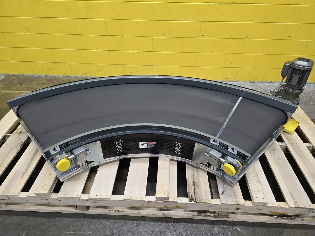 Used 2014 TRANSNORM BELTED CURVE CONVEYOR Belt Conveyors Wisconsin US | Packer City Sales #1328482