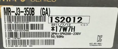 NEW MITSUBISHI MR-J3-350B SERVO AMPLIFIER MELSERVO MR-J