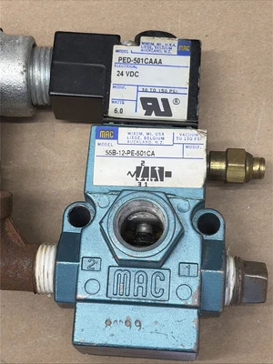 Used MAC 55B-12-PE-501CA Valves/Fittings Indiana US | J&J Industrial Supply #1665662