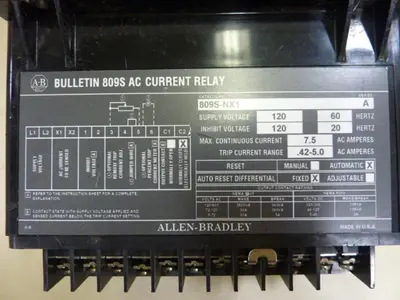 USED ALLEN BRADLEY 809S-NX1 SER A