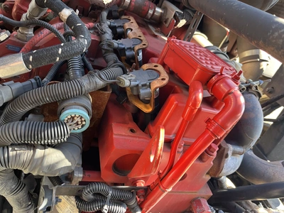 USED 2013 MACK LEU633 REFUSE PACKER BODY WITH AUTO ARM.