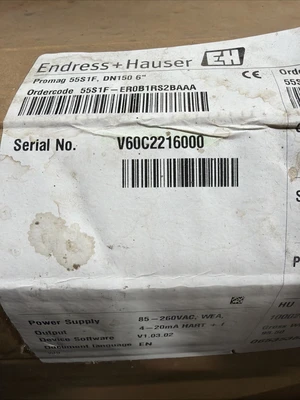 NEW Endress+Hauser 55S1F-EROB1RS2BAAA