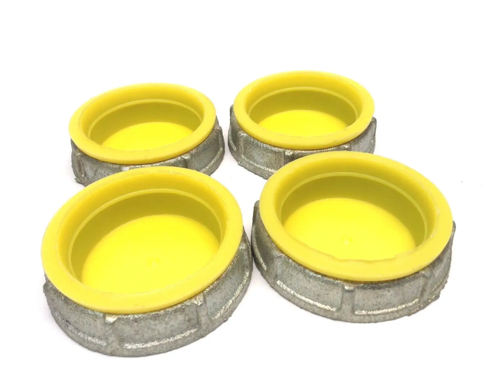 3-200 | OZ Gedney  Capped Bushing Threaded 2" Inch Malleable Iron LOT OF 4 - New