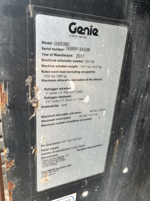 Used 2017 Genie GS-5390 RT Scissor Lifters Florida US | Stack Equipment #1550310