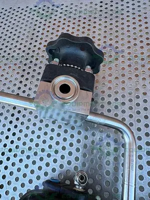 USED 5 ITT PURE FLO .5-316L- RA20MAX 6 WAY DIAPHRAGM VALVE W/ 1/2" SANITARY FITTING