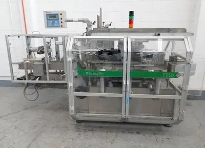 Promatic model P150 automatic horizontal intermittent motion cartoner for blisters