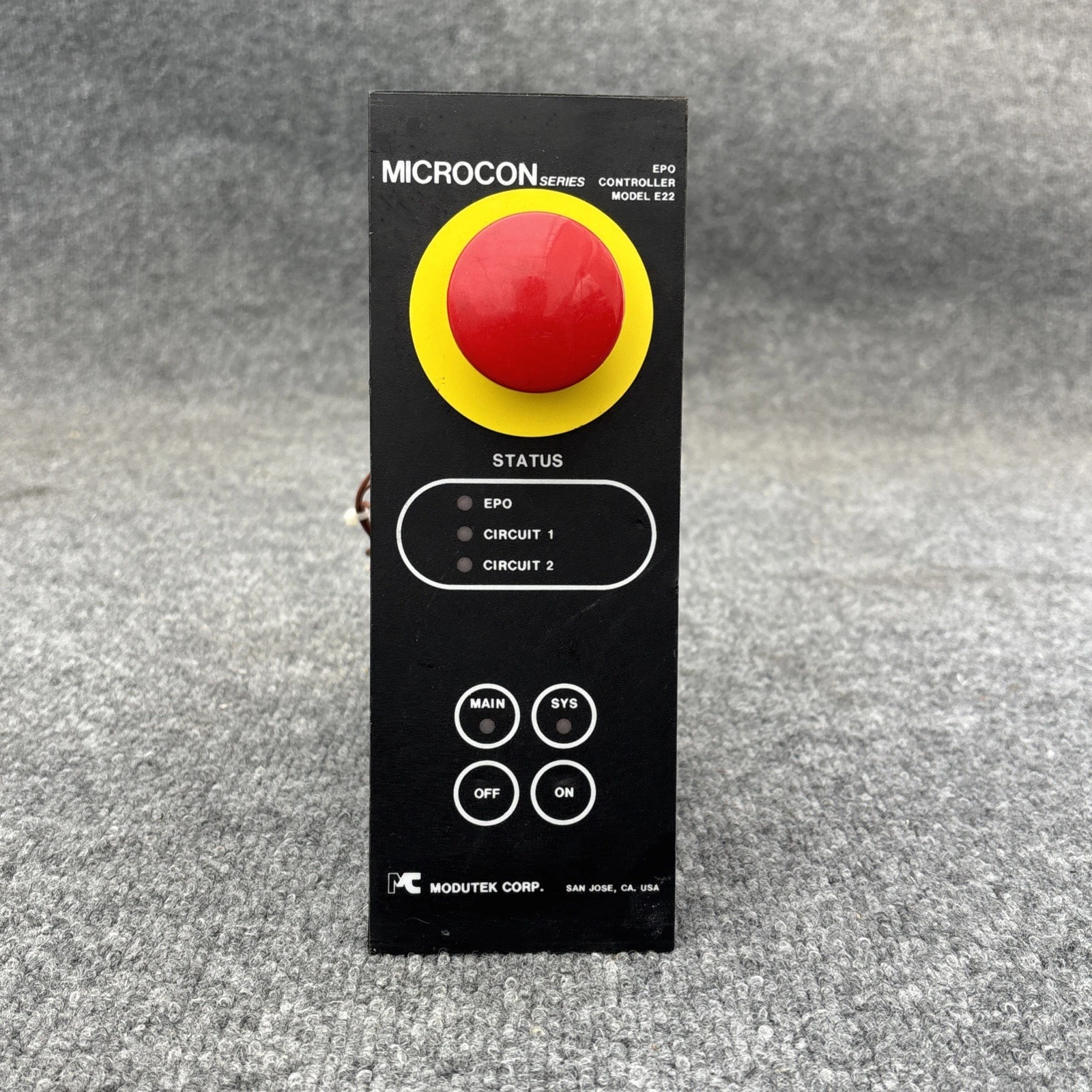 Used Modutek E22A Electrical Controls California US | Davliegogo LLC #1707515