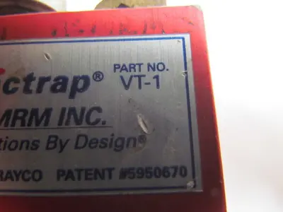 Piab Vactrap VT-1 Vacuum Gripper Suction Cup Assy 3"Cup Pneumatic Check Valve
