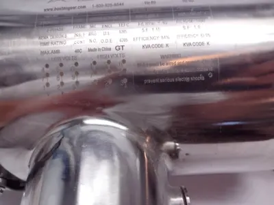 Used Boston Gear TEFC 56C IP69K 3PH 230/460V 1HP 1750 RPM S.F: 1.15 Speed Reducers Michigan US | Maverick Industrial Sales #1410655