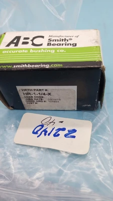 NEW Smith HR-1-1/4-X - SMITH BEARING - Needle Bearing Cam Follower