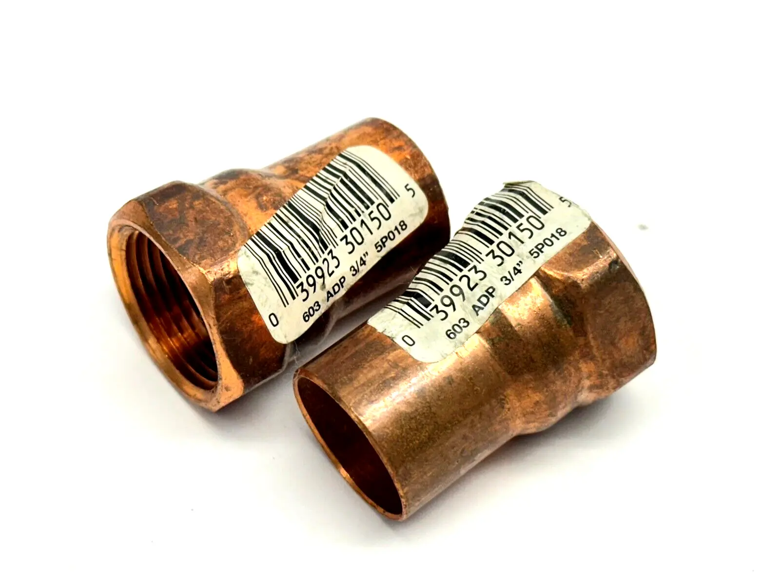 W01070T | Nibco  603 Adapter C x FPT 3/4" Copper 5P018 LOT OF 2 - New Other