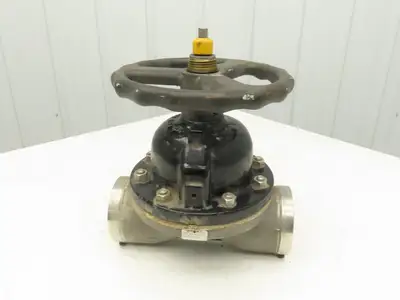 ITT 4-C-425-0-WB-903 Dia-Flo 4" Diaphragm Pinch Valve Stainless Pipe Butt Weld