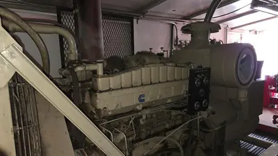 USED CUMMINS/STAMFORD 300KW DIESEL GENERATOR