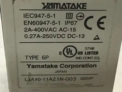 USED YAMATAKE LJA10-11A21N-003