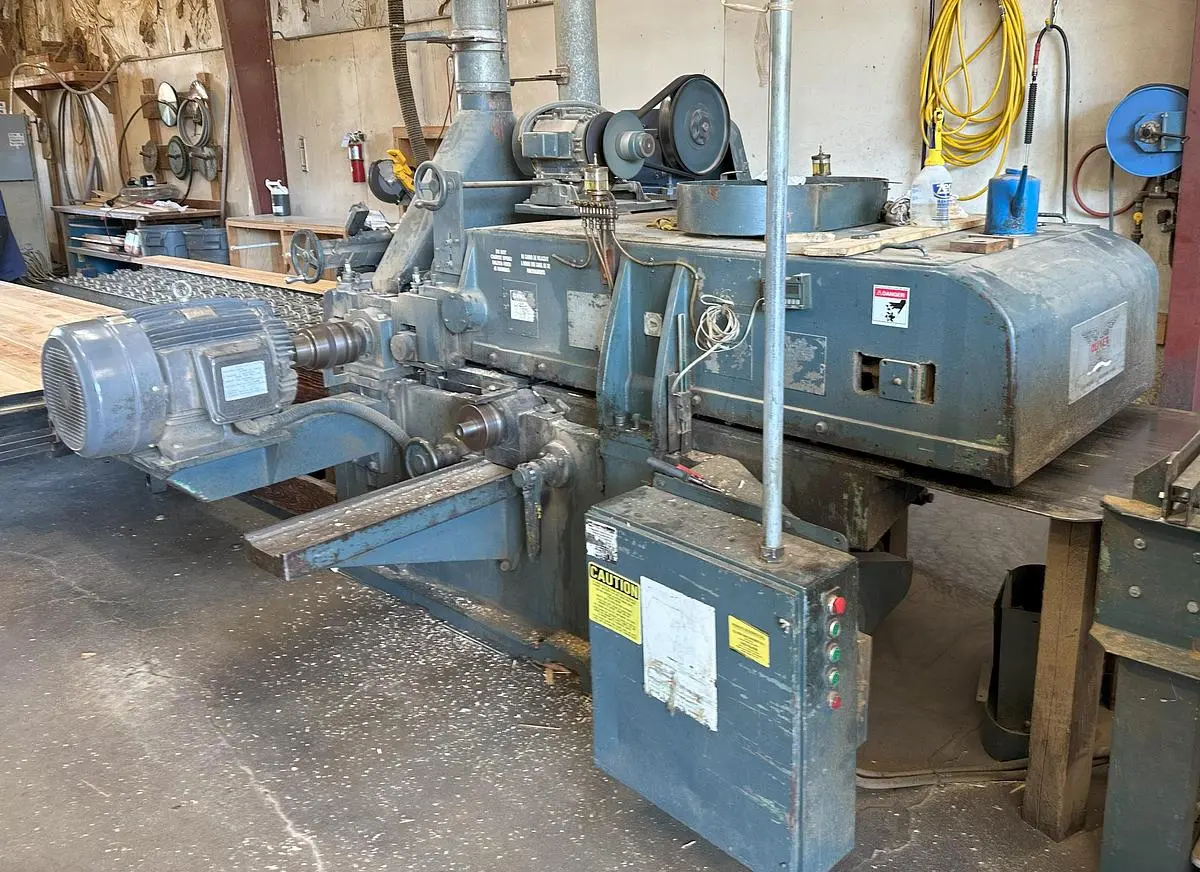 USED OLIVER 170, 36" DOUBLE-HEAD STRAIT-O-PLANER
