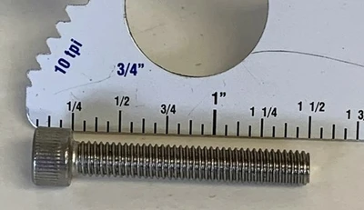 *NEW* Large Lot Of Socket Allen Head Cap Screw Stainless Steel (1-3/8”) Qty.??