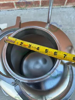 USED ALLOY PRODUCTS 10 LITER STAINLESS STEEL PROCESS / PRESSURE VESSEL 40 PSI
