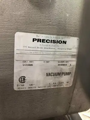 Precision Scientific D-150 Belt-Driven Vacuum Pump 120V 3/4HP 1PH 51220005