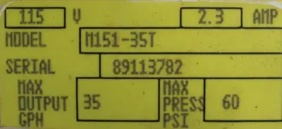 USED LMI MILTON ROY M151-35T METERING PUMP M15135T