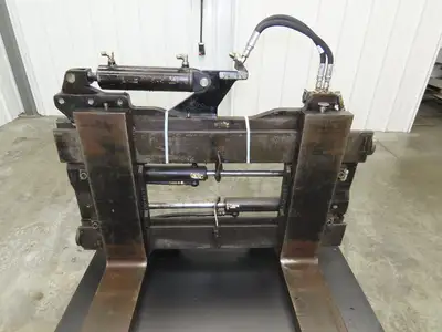 Cascade Forklift Class 3 SideShift Fork Positioner Attachment 10000lb 48" Forks