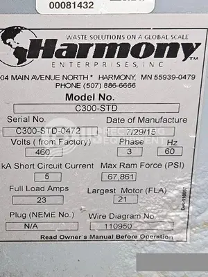 USED HARMONY THREE (3) C300-STD STATIONARY