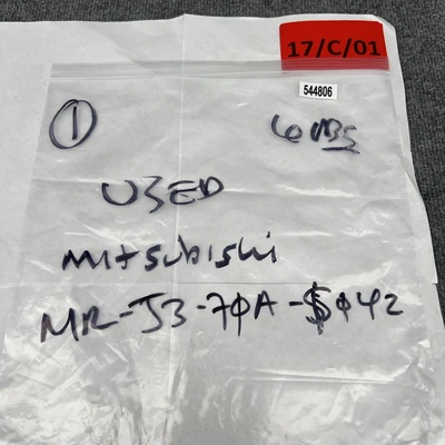 Used MITSUBISHI MR-J3-70A Servo Drives California US | Davliegogo LLC #1706265