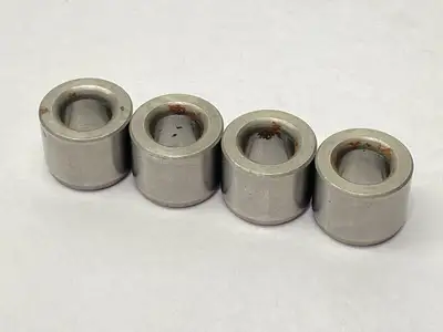 96990A292 | Drill Bushing 8.2mm ID 15mm OD 12mm Long Chamfer On One End LOT OF 4 - New Other