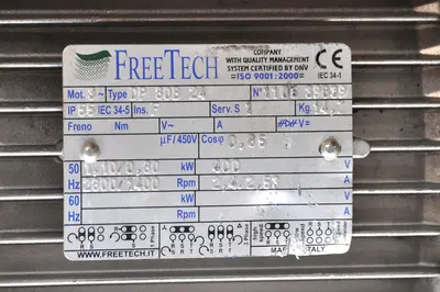 USED ZM FREETECH MOTOR 1,1 KW