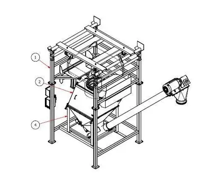 Used HAPMAN _UNKNOWN_ Bag Dumpers - Bag Break Stations Illinois US | Aaron Equipment #1518714