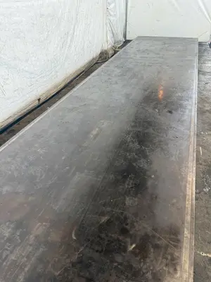 72" X 288" X 12 CAST IRON LAYOUT TABLE.STOCK # 1002725