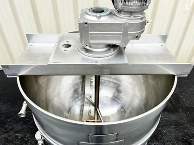 B.H. Hubbert & Sons 100 Gallon Jacketed Kettle with Scrape Surface Agitation