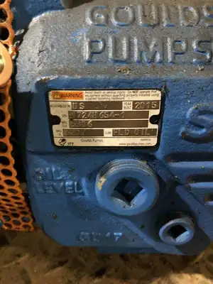 Goulds 3196 i Frame Centrifugal Pump 1.5″ X 3″ 99 GPM CD4MCuN