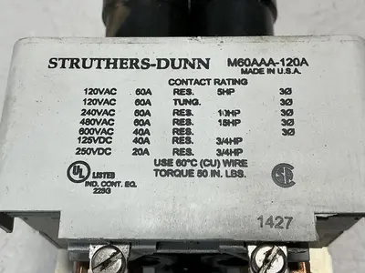 USED STRUTHERS-DUNN M60AAA-120A