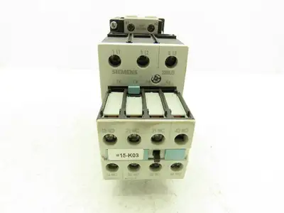 Siemens 3RT1036-1AG24 Motor Starter Contactor w/Varistor 50HP 600V 3PH 120V Coil