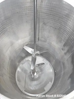Used 2500 Gallon Superior Steel Jacketed Mixing Tank – Dual Turbine Agitation, 150 PSI Jacket (2017)