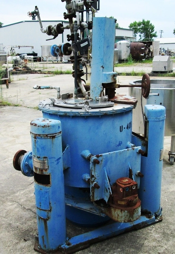 Tolhurst 26 x 16 perforate basket centrifuge, SS.