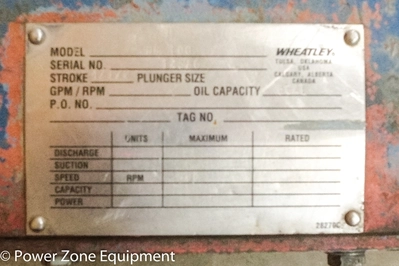 USED WHEATLEY HP-100M