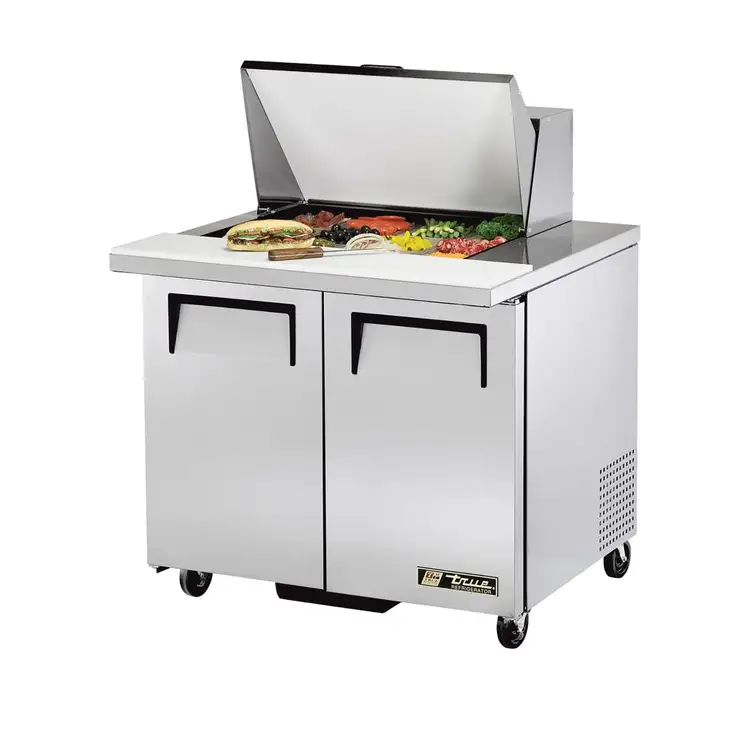 Used True TSSU-36-15M-B-HC Food Prep Tables Illinois US | Falcon Restaurant Supply #1374286