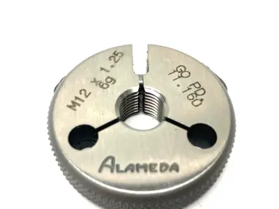 USED ALAMEDA M12 X 1.25-6G THREADED RING GAUGE GO PD 11.160
